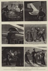 Nachtquartiere an Bord eines Kriegsschiffs